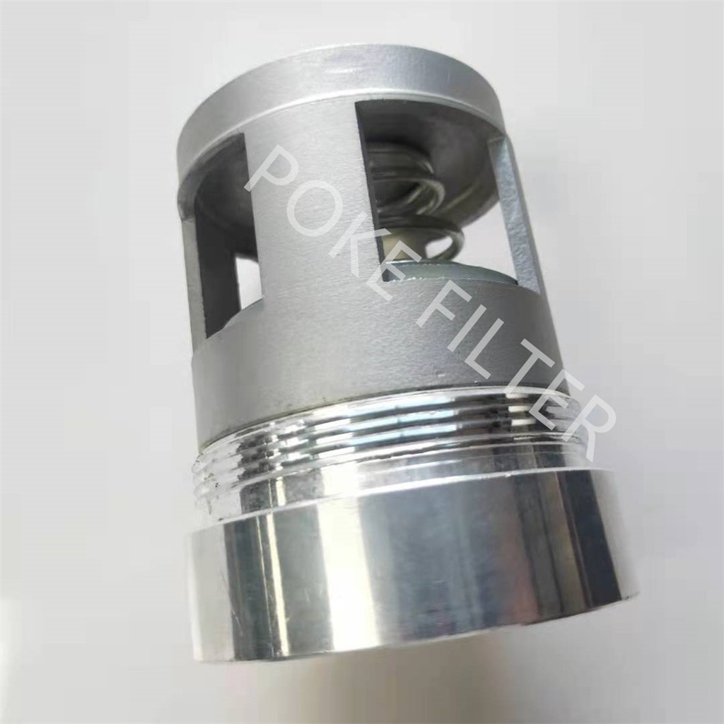 Poke hydraulic filter bypass valve assembly hydraulic oil filter