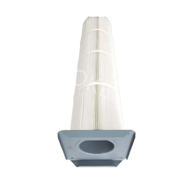 Custom Square Chuck Cartridge Dust Collector Filter Flame Retardant